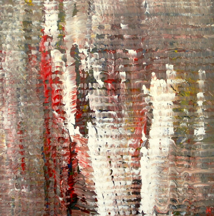 Painting titled "Sédimentation - Abs…" by Davidian Gotis Abstraction Abstraite, Original Artwork, Acrylic