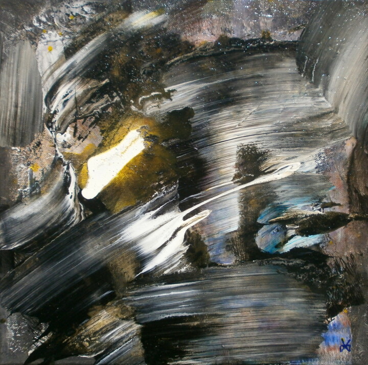 Pintura titulada "Intensité (Intensit…" por Davidian Gotis Abstraction Abstraite, Obra de arte original, Acrílico