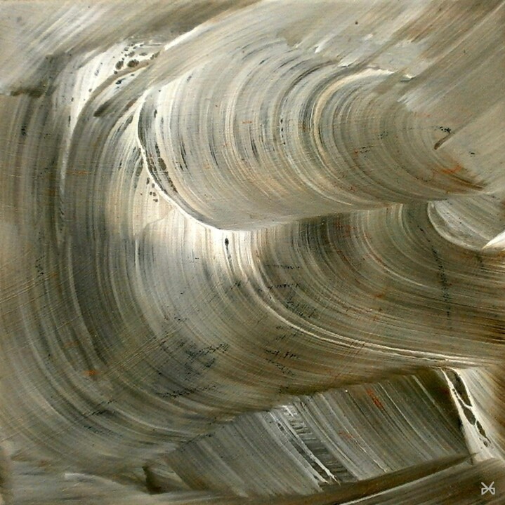 Ζωγραφική με τίτλο "Transparence (Trans…" από Davidian Gotis Abstraction Abstraite, Αυθεντικά έργα τέχνης, Ακρυλικό