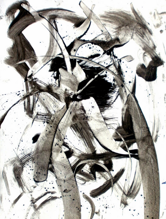 Malarstwo zatytułowany „Cherokee - Abstract…” autorstwa Davidian Gotis Abstraction Abstraite, Oryginalna praca, Akryl