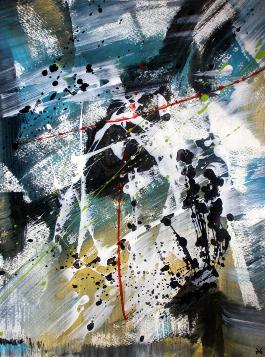 绘画 标题为“Orehors - Abstracti…” 由Davidian Gotis Abstraction Abstraite, 原创艺术品, 丙烯