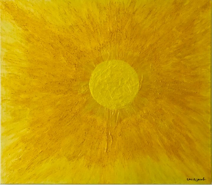 Painting titled "Plein soleil" by David Jacob, Original Artwork, Acrylic