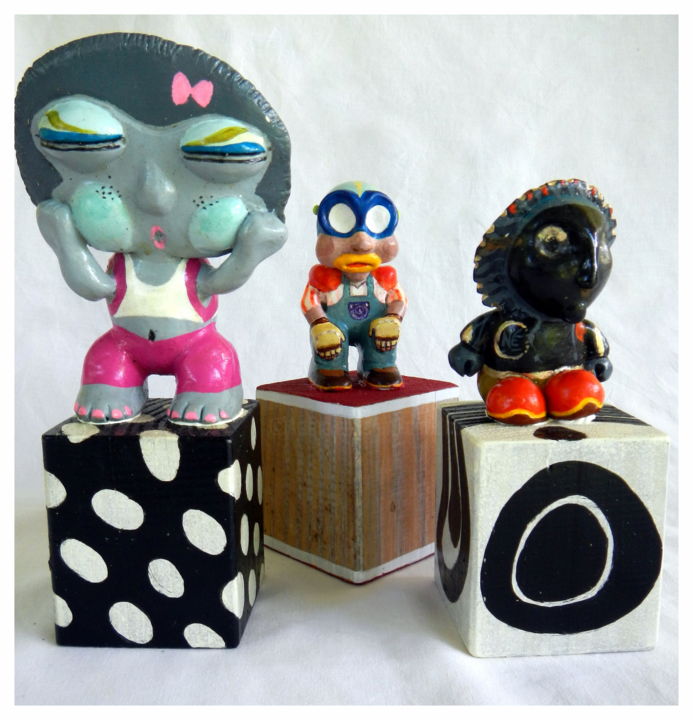 "figurines de design…" başlıklı Heykel David Né tarafından, Orijinal sanat
