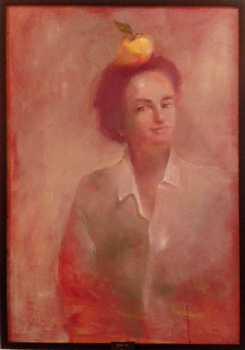 Painting titled "Brave" by Norbert David, Original Artwork, Oil