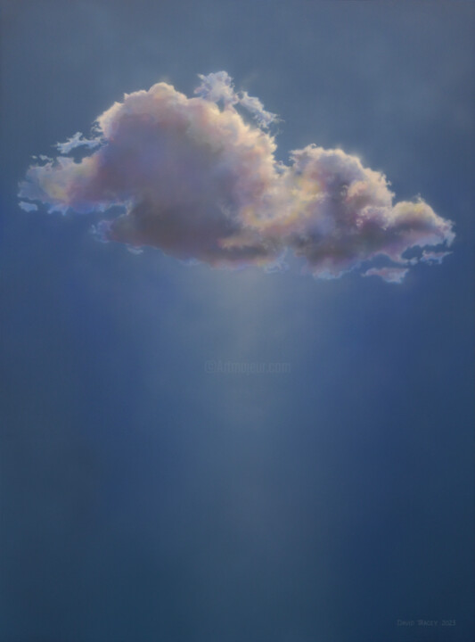 绘画 标题为“Cloud One on Dark” 由David Tracey, 原创艺术品, 丙烯