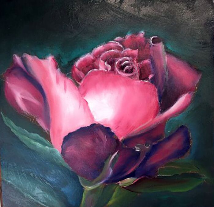 Gravures & estampes intitulée "pink-rose.jpg" par Dawna Taylor Jones Jones, Œuvre d'art originale