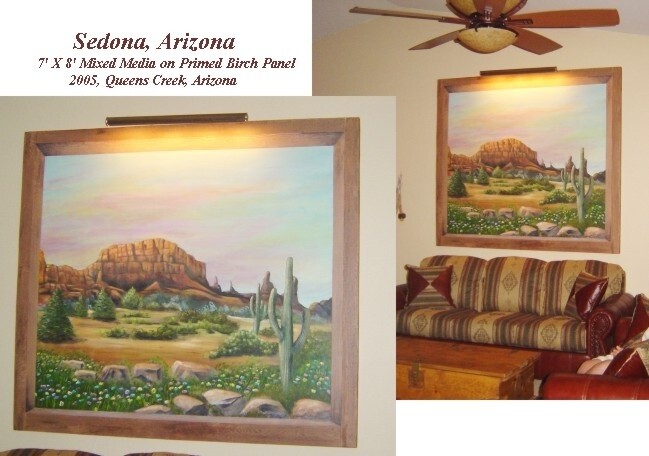 Картина под названием "Sadona, Arizona" - Dawna Taylor Jones Jones, Подлинное произведение искусства