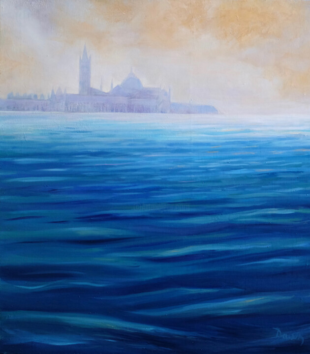 Painting titled "In the Tides Still…" by Dawn Rodger, Original Artwork, Oil