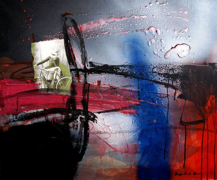 Peinture intitulée "Prado-Bravo Dayan II" par Bravo, Œuvre d'art originale, Acrylique Monté sur Châssis