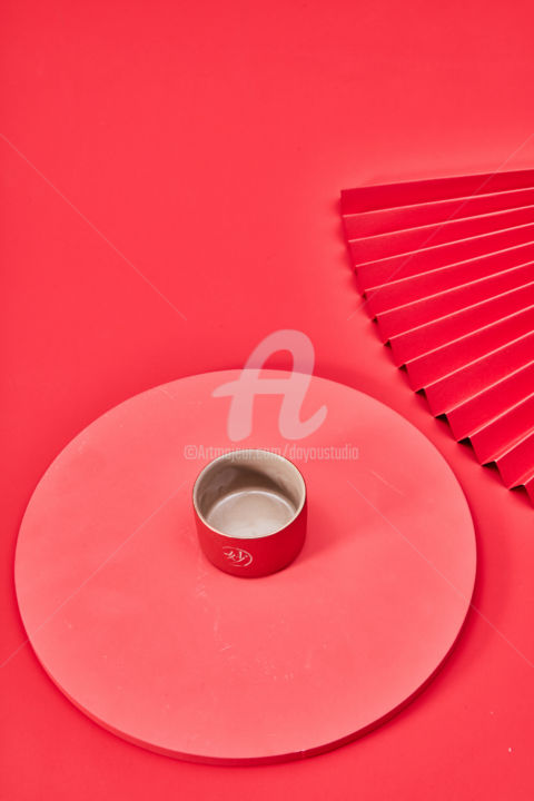 Design intitulée "Lifting Handle Teap…" par Dayou Lu, Œuvre d'art originale, Art de la table