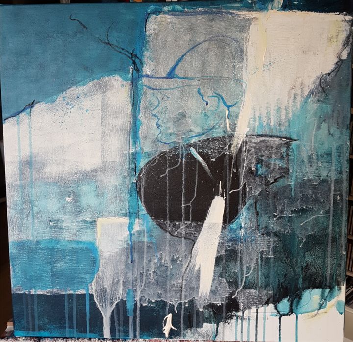 Peinture intitulée "20171128-193147.jpg" par Dana, Œuvre d'art originale,