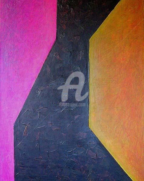Pintura titulada "alli-esta-esperando…" por Daniel Jorge Castro Cuccuini, Obra de arte original, Oleo