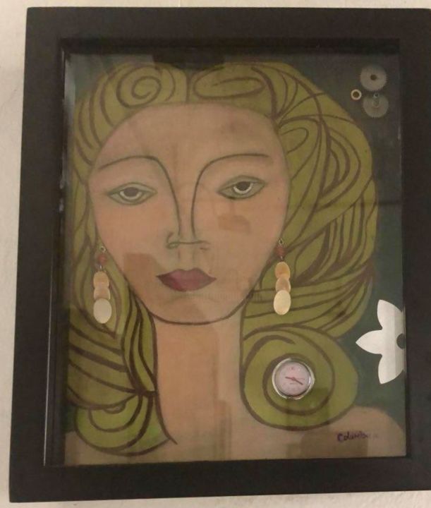 Pintura titulada "de los 40´s" por dcolumba17, Obra de arte original, Acrílico Montado en Panel de madera