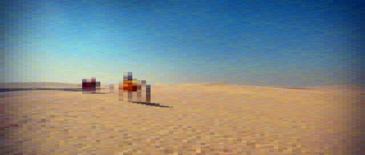 Digital Arts titled "In the land of sand" by Ariel Velez, Original Artwork, 2D Digital Work