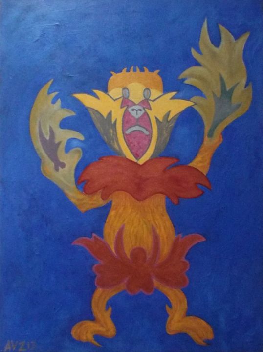 A Little Power Thing Painting By Ariel Velez Artmajeur