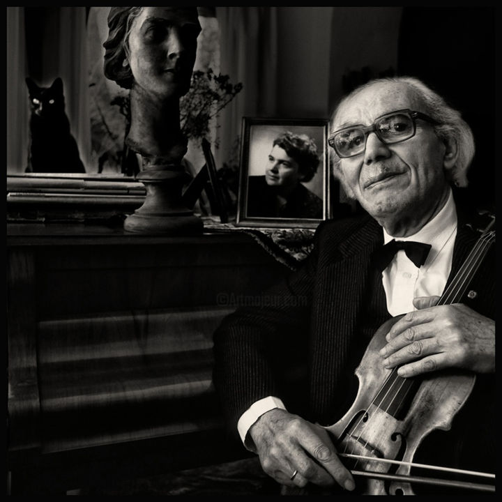 摄影 标题为“il violinista - by…” 由De Luca Augusto - Napoli, 原创艺术品, 电影摄影