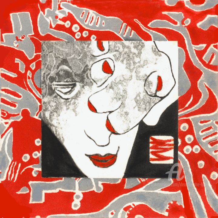 Incisioni, stampe intitolato "Jalapeno Loco" da Deanna Che Lyn, Opera d'arte originale, Stampa digitale