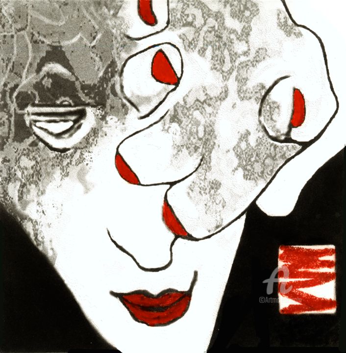Incisioni, stampe intitolato "Ready" da Deanna Che Lyn, Opera d'arte originale, Stampa digitale