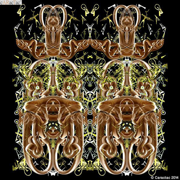 Digital Arts titled "A Greed Alliance" by Caractac, Original Art,