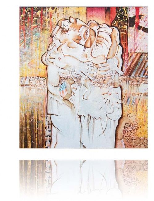 Картина под названием "Verlaten wereld" - Etienne De Backer, Подлинное произведение искусства