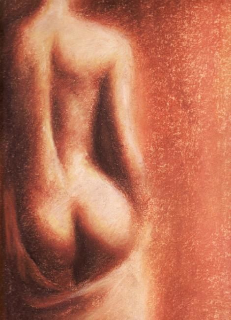 Dessin intitulée "nudo" par Calidè, Œuvre d'art originale