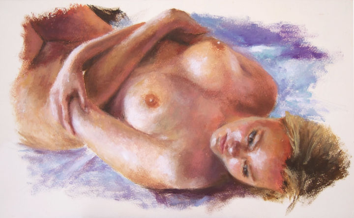 Drawing titled "nudo-moderno-3.jpg" by Calidè, Original Artwork, Other