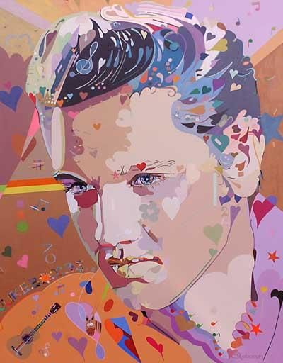 Painting titled "Love Me Tender" by Deborah Copithorne, Original Art,
