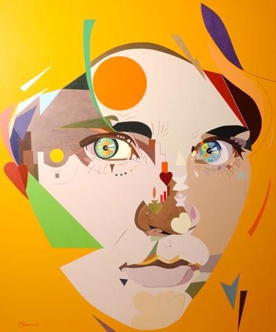 Painting titled "No Fear" by Deborah Copithorne, Original Art,