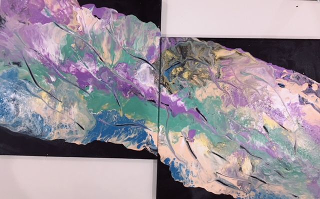 Painting titled "4-un-chemin-perdu.j…" by Deborah Khayat, Original Art, Acrylic