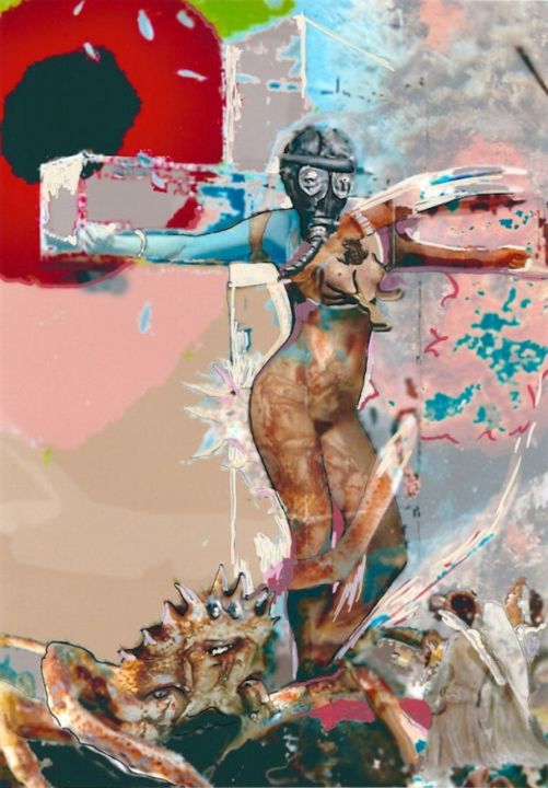 Digital Arts titled "spirit-of-time-3-5.…" by Dechavanne, Original Art,