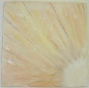 Картина под названием "Apricot Rays" - Denise Barton, Подлинное произведение искусства, Масло