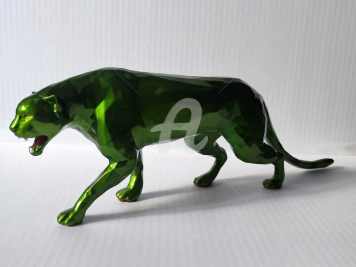雕塑 标题为“Black Panther - GM…” 由Ded2008, 原创艺术品, 树脂