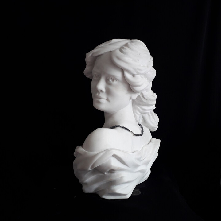 Sculpture titled "Le Vent" by Dedalus_ad, Original Artwork, Stone