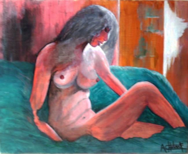 Peinture intitulée "réveil de la femme" par Dedecho, Œuvre d'art originale