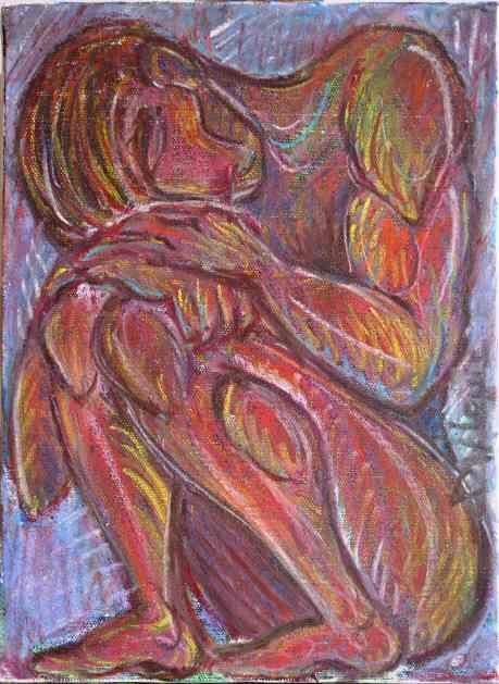Картина под названием "Pastel" - D.H.Louis, Подлинное произведение искусства