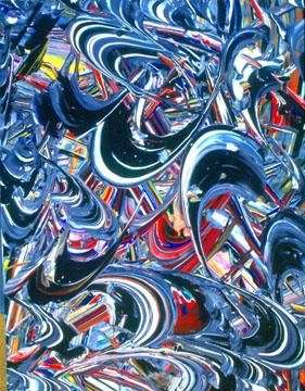 Peinture intitulée "deep odimention fro…" par Yucel Donmez, Œuvre d'art originale,