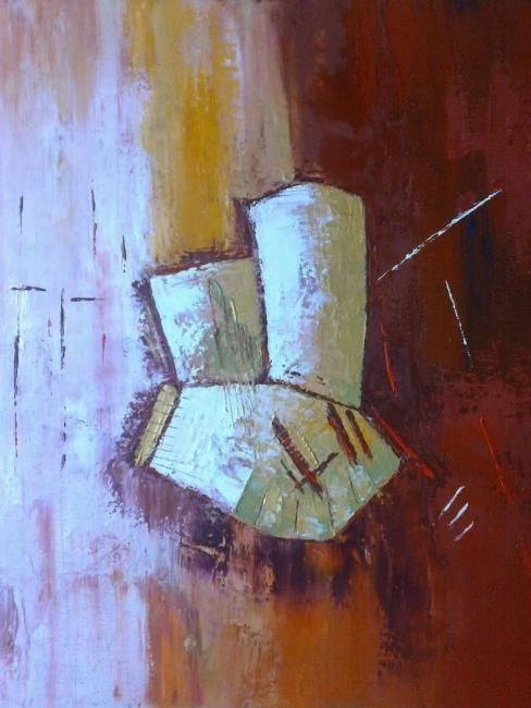 Painting titled "Les normes" by Mounir Dehane, Original Artwork