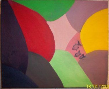 Peinture intitulée "AGUA DE TRES" par Joel Delafosse, Œuvre d'art originale,