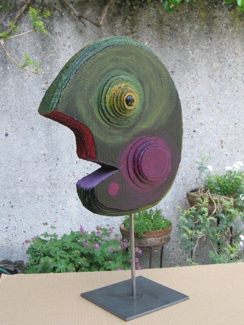 Sculpture intitulée "Des coups, des boss…" par Françoise Delage, Œuvre d'art originale, Autre