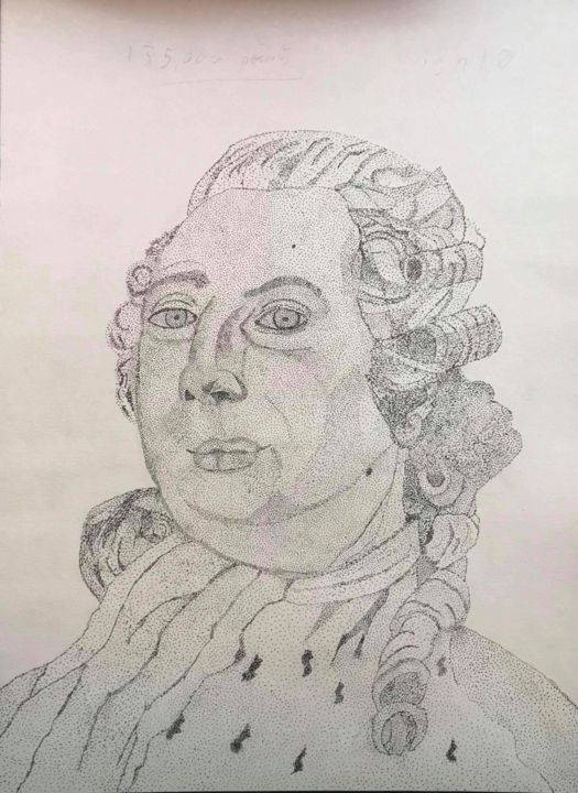 Drawing titled "portrait de Louis X…" by Ppaul, Original Artwork