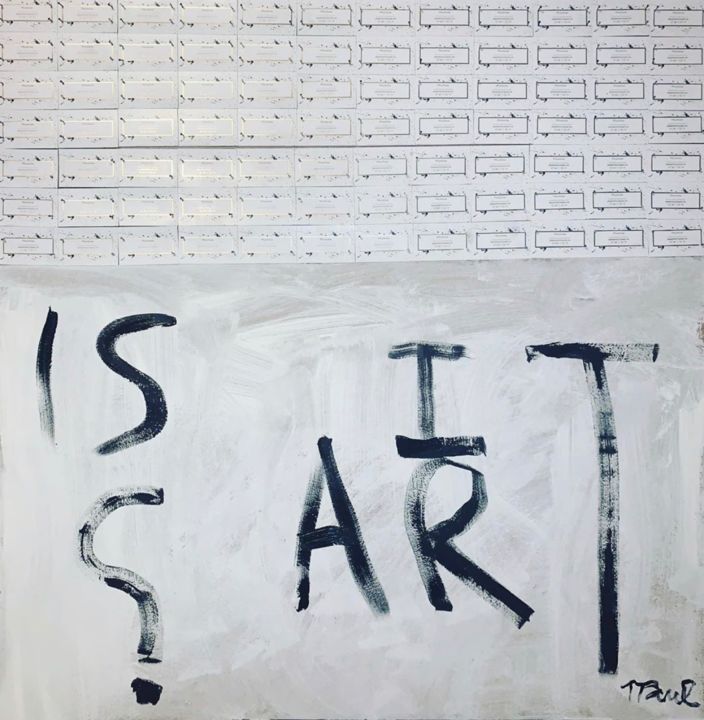 Malerei mit dem Titel "« Philosophie artis…" von Ppaul, Original-Kunstwerk, Acryl