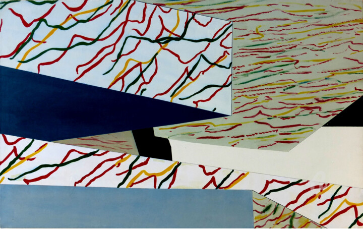 Картина под названием "Inside, Outside, Re…" - Remi Delaplace, Подлинное произведение искусства, Акрил Установлен на Деревян…