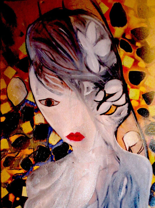 Pintura titulada "Carisse" por Delechat, Obra de arte original, Oleo