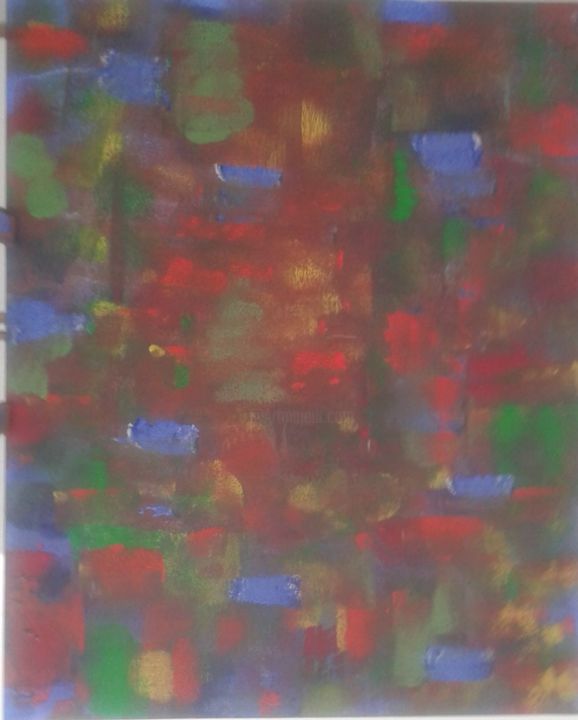 Painting titled "couleurs de l'amitié" by Delph Vercalsteren, Original Artwork, Acrylic