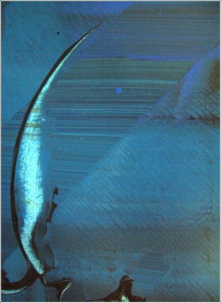 Painting titled "Wave 01" by Delphine Bernard, Original Artwork