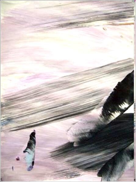 Painting titled "Wave 05" by Delphine Bernard, Original Artwork