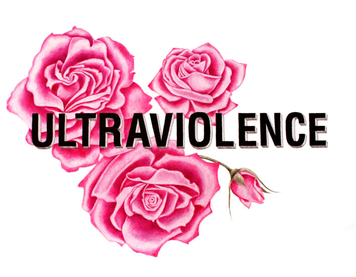 Drawing titled "Ultraviolence" by Delphine Pages, Original Artwork, Pastel