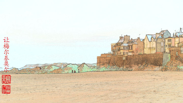 Bord De Mer A Parame Bretagne Digital Arts By Jamy Delpias Artmajeur