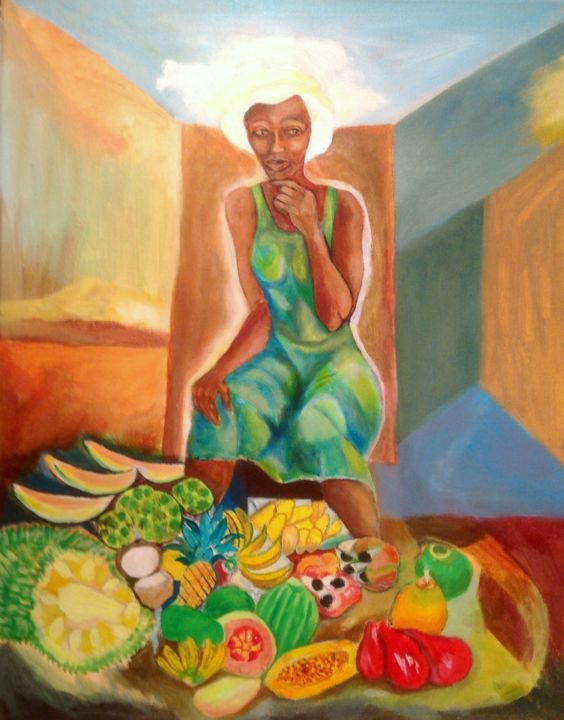 Painting titled "image.jpg" by Delroy Russell, Original Artwork