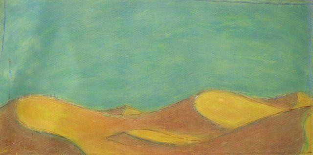 Peinture intitulée "Dunes 2" par Dms, Œuvre d'art originale,